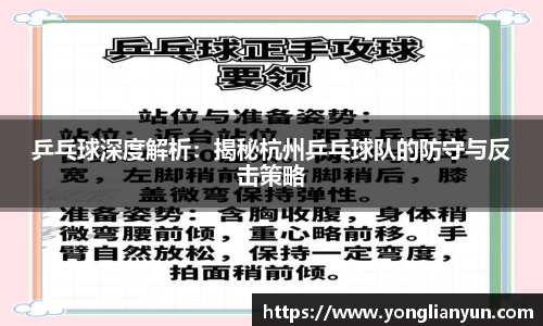 乒乓球深度解析：揭秘杭州乒乓球队的防守与反击策略